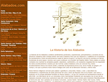 Tablet Screenshot of alabados.com